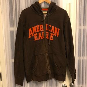 American Eagle Full-Zip Hooded Sweatshirt -Size XL